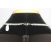Necklace Strand String Beaded Aquamarine Natural Gem Stone Diamond Cut Bead D958